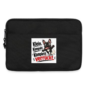Klein Kompakt Komplett verrückt - Laptoptasche 13" - Schwarz - Vorne