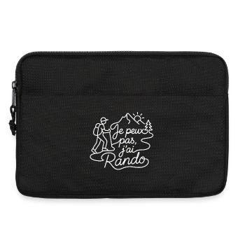 Je peux pas, j'ai Rando - Sacoche pour ordinateur portable 13 pouces - noir - Devant