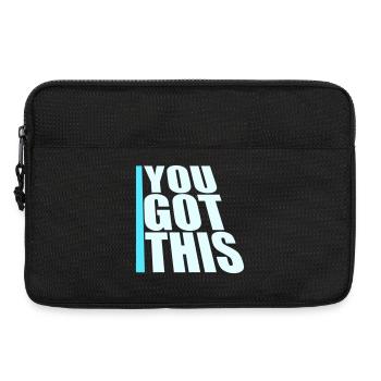 You Got This Motivierend Inspirierend Spruch Zitat - Laptoptasche 13" - Schwarz - Vorne