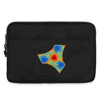 Boomerang de Feu – Théorie du Chaos - Sacoche pour ordinateur portable 13 pouces - noir - Devant