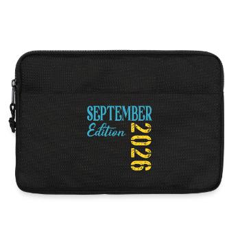 Naissance du bébé en septembre 2026 - Sacoche pour ordinateur portable 13 pouces - noir - Devant
