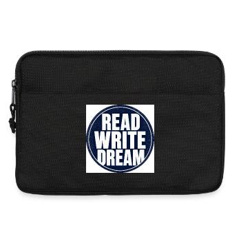 Insigne de rêve Vintage Read Write - Sacoche pour ordinateur portable 13 pouces - noir - Devant
