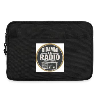 Give me back the Vintage Radio - Laptop bag 13" - black - Front