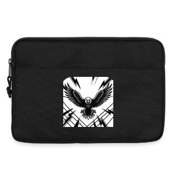 Eagle's Tower - Monochrome - Laptop bag 13" - black - Front