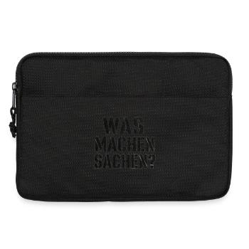 Was machen Sachen? Stencil Streetwear - Laptoptasche 13" - Schwarz - Vorne