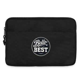 Bello Da Best: Vintage-Abzeichen - Laptoptasche 13" - Schwarz - Vorne