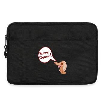 Bonne Chance Chien - Sacoche pour ordinateur portable 13 pouces - noir - Devant