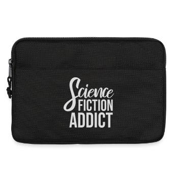 Science Fiction Addict Sci Fi Liebhaber Zitat Text - Laptoptasche 13" - Schwarz - Vorne