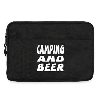 Camping - Laptoptasche 13" - Schwarz - Vorne