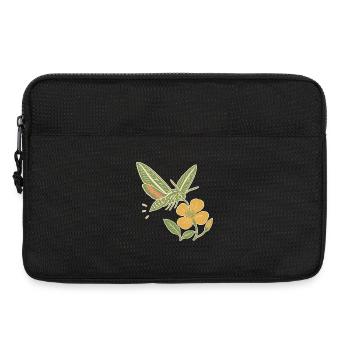 Liner Hawkmoth & Evening Primrose - Laptop bag 13" - black - Front