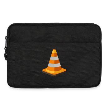 Verkehrskegel - Laptoptasche 13" - Schwarz - Vorne