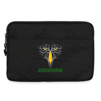 GUARDIAN - Taktisches Raubvogel-Design - Laptoptasche 13" - Schwarz - Vorne