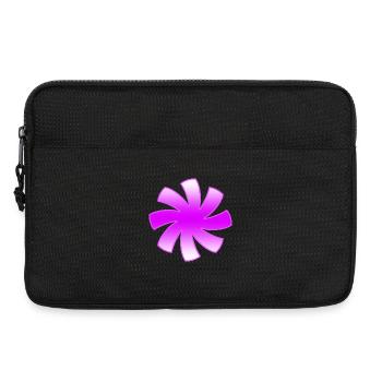 Blumen - Laptoptasche 13" - Schwarz - Vorne