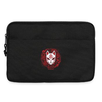 Kitsune Rot Maskenkunst Higanbana - Laptoptasche 13" - Schwarz - Vorne