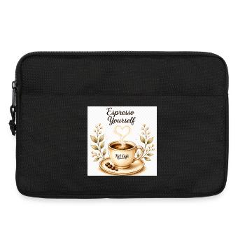 expressoyourself - Laptoptasche 13" - Schwarz - Vorne