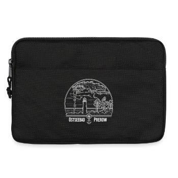 Leuchtturm Darßer Ort - Ostseebad Prerow Darß - Laptoptasche 13" - Schwarz - Vorne