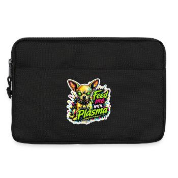 Feed me Plasma - Laptoptasche 13" - Schwarz - Vorne