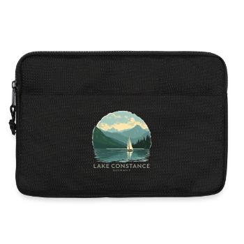 Lake Constance Sailing | Vintage Travel Poster - Laptoptasche 13" - Schwarz - Vorne