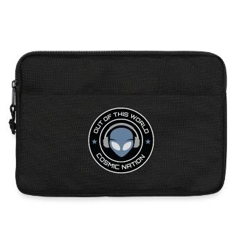 Außerirdischer UFO-DJ Alien - Laptoptasche 13" - Schwarz - Vorne