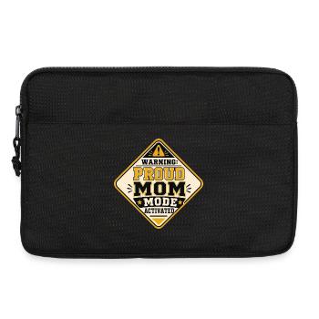Proud Mom Mode Activated - Laptop bag 13" - black - Front