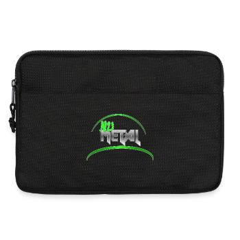 Nu Metal Toxic Green Cap Edition - Laptoptasche 13" - Schwarz - Vorne
