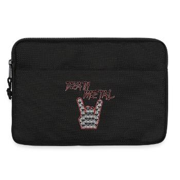 Death Metal Skull Hand Pommesgabel  - Laptoptasche 13" - Schwarz - Vorne