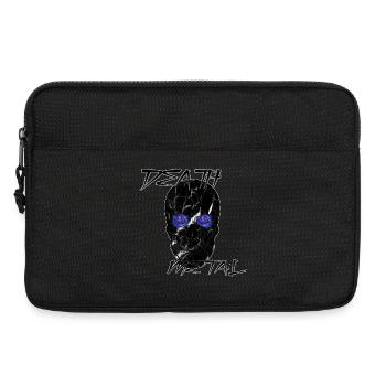 Galaxie Death Metal Totenkopf  - Laptoptasche 13" - Schwarz - Vorne