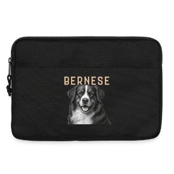 Berner Sennenhund Vintage - Laptoptasche 13" - Schwarz - Vorne