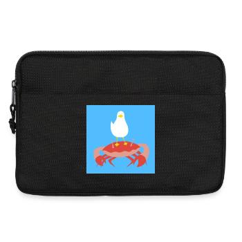Bleu Crabb-n-Gull - Sacoche pour ordinateur portable 13 pouces - noir - Devant