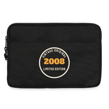 Vintage 2008 Original Limited Edition 18. Geburtst - Laptoptasche 13" - Schwarz - Vorne