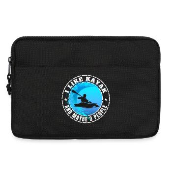 ICH MAG KAJAK UND VIELLEICHT DREI LEUTE - Laptoptasche 13" - Schwarz - Vorne