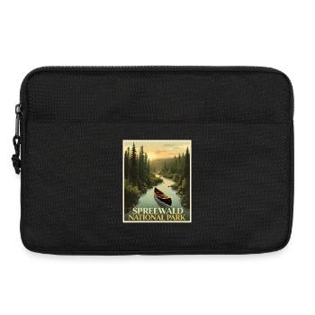 Spreewald Vintage Poster | Brandenburg - Laptoptasche 13" - Schwarz - Vorne