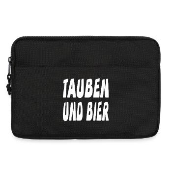 Tauben - Laptoptasche 13" - Schwarz - Vorne