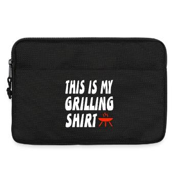 Grillen - Laptoptasche 13" - Schwarz - Vorne