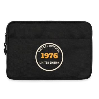 Vintage 1976 Original Limited Edition 50. Geburtst - Laptoptasche 13" - Schwarz - Vorne