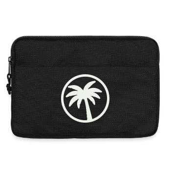 Palmen Silhouette Tropen Emblem - Laptoptasche 13" - Schwarz - Vorne