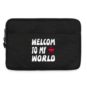 Grillen - Laptoptasche 13" - Schwarz - Vorne