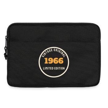 Vintage 1966 Original Limited Edition 60. Geburtst - Laptoptasche 13" - Schwarz - Vorne