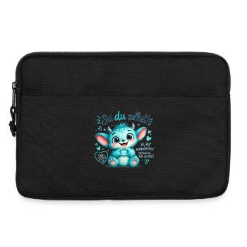 Sei du selbst Lumi Mutmachmonster - Laptoptasche 13" - Schwarz - Vorne