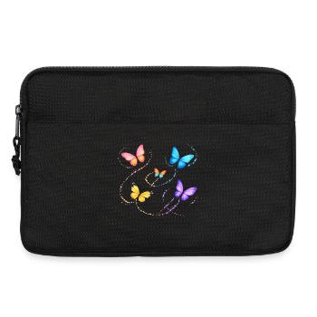 Papillons - Sacoche pour ordinateur portable 13 pouces - noir - Devant