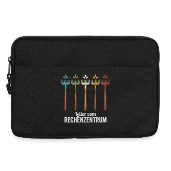 Leiter vom Rechenzentrum Gärtner Gärtnerin Garten - Laptoptasche 13" - Schwarz - Vorne