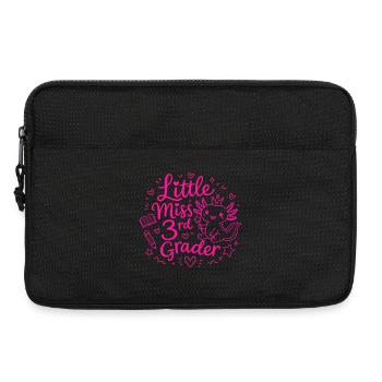 Petite Miss CE2 – Axolotl mignon - Sacoche pour ordinateur portable 13 pouces - noir - Devant