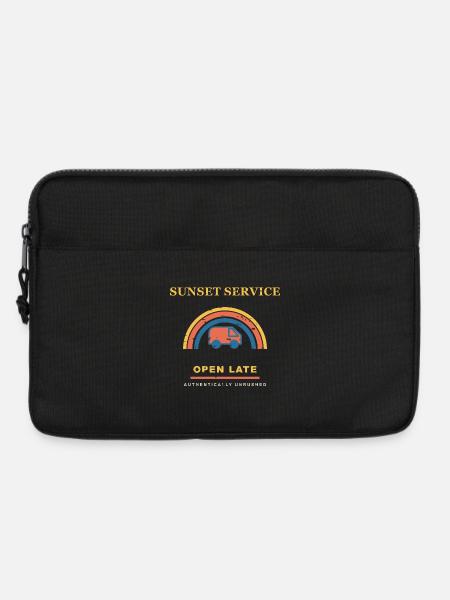Sunset Service - Laptoptasche 13" - Schwarz