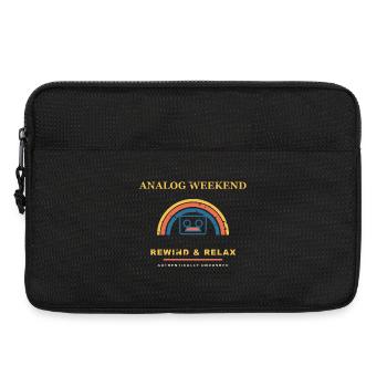Analog Weekend - Laptoptasche 13" - Schwarz - Vorne