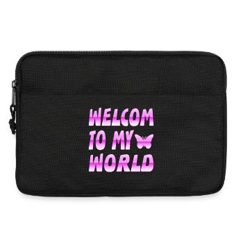 Schmetterlinge - Laptoptasche 13" - Schwarz - Vorne