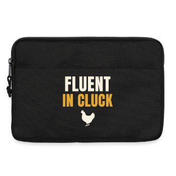 Fluent en poulet à caquet - Sacoche pour ordinateur portable 13 pouces - noir - Devant
