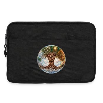 Circle Of Life - Laptop bag 13" - black - Front