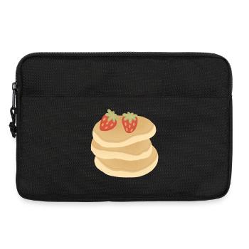 Strawberry Pancake Stack - Laptop bag 13" - black - Front