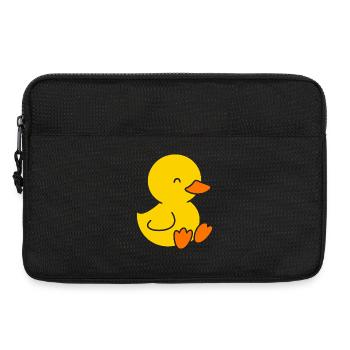Süßes gelbes Küken für Kinder - Laptoptasche 13" - Schwarz - Vorne