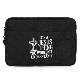 It's a Jesus Thing You Wouldn't Understand - Laptop bag 13" - black - Front